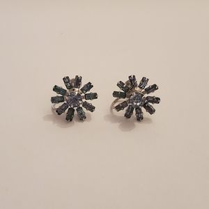 Continental Rhinestone earrings.
